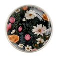 2 Pieces Zinc Alloy Floral Flower Car Aromatherapy Essential Oil