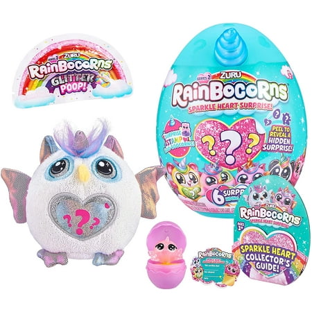 Rainbocorns - Plush Sparkle Heart Surprise Series 2 - Owl