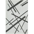 thumbnail image 2 of Unique Loom Outdoor Modern Collection Area Rug - Mikado (4' 1" x 6' 1" Rectangle Black and White), 2 of 6