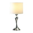 thumbnail image 2 of Ore International 24.5" in BAILEY DARK SILVER CHROME MODERN CANDLESTICK METAL TABLE LAMP, 2 of 4