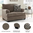 thumbnail image 5 of Signature Design by Ashley Stonemeade Nutmeg Oversized Chair, 5 of 20