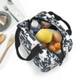 thumbnail image 4 of Lsque Cartoon Raccoon Pattern Lunch Bag Women/Men Insulated Lunch Box,Small Leakproof Cooler Food Lunch Containers Reusable High Capacity Lunch Tote Bags, 4 of 6