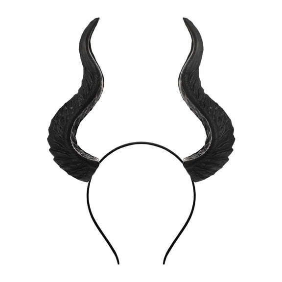 Diadema de cuernos de para Halloween, cuernos desmontables para disfrazarse de belleza gótica para niños.