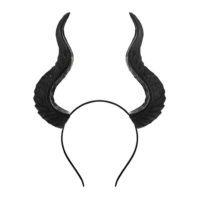 Diadema de cuernos de para Halloween, diadema para el pelo para disfraces de niños, juegos de rol