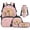 Strawberry Capybara, variant on Garronmavis Ballet Capybara Kids Girls Backpack 4-Piece Set - Includes School Backpack, Lunch Bag, Pencil Case, Water Holder Case, Lightweight School Bag for Outdoor Picnic