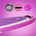 thumbnail image 6 of ELECWISH 11 Ft Inflatable Stand Up Paddle Board and Sit-on Kayak Set, Non-Slip Deck SUP Paddle Board with SUP Accessories & Backpack, Purple Rendering, 6 of 17
