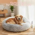 thumbnail image 2 of Extra Large Orthopedic Washable Dog Bed, 39.3Inch Waterproof Soothing Pet Bed for Crates or Floors, Soft and Chew-Resistant Donut Dog Sofa for All Dog, 2 of 6