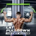 thumbnail image 2 of Yes4All Neutral Multi-Grip Wide LAT Pulldown Attachments Bar/Spreader/Paddle Grip for Home Gym Cable Pulley System Machine, 2 of 7