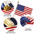 thumbnail image 7 of Anley Pack of 12 USA Stick Flag - 18" x 12" Handheld America Gravemarker Stick Flags - 30" Solid Wooden Flag Pole, 7 of 7