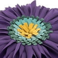 thumbnail image 5 of JWH 3D Handmade Round Decorative Soft Suede Flower Pillows Throw Pillows 3D Handmade Sunflower Pillow for Bedroom Couch Bed Decor 14inch Deep Lavender, 5 of 9