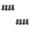 thumbnail image 1 of Methold 4 unids/set de zapatos para cachorros de perro, botas de lluvia impermeables para mascotas de PU, zapatos protectores elásticos antideslizantes Type6 NO6 Methold CBP571994, 1 of 5