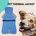 thumbnail image 3 of vnanda Pet Coat Pet Jacket High Collar Design Reflective Dog Coat Warm Windproof Waterproof Pet Clothing for Cold Weather, 3 of 8