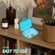 thumbnail image 1 of ELAYARD Caja Plástica Azul Para Medicamentos Con Compacto Y Almacenamiento Seguro, 1 of 8