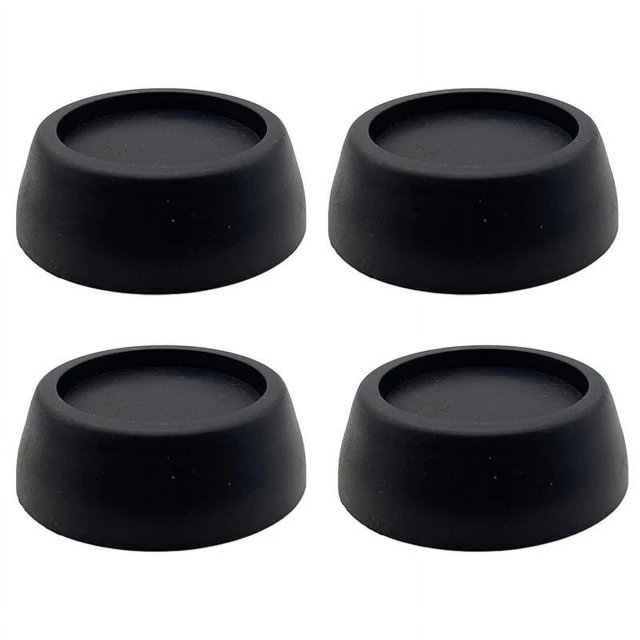 Almohadillas antivibración para lavadora, paquete de 1, negras, REDUCCIÓN DE RUIDO Y MOVIMIENTO, FÁCIL INSTALACIÓN, 4 unidades