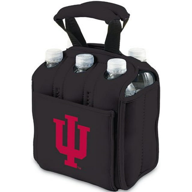 Picnic Time Six Pack - Black (Indiana U Hoosiers) Digital Print