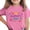 Pink, variant on Rvasteizo Kids Long Sleeve Shirt Print Floral Crew Neck Short Sleeve Cotton Casual Tee for Boys Girls 3 to 15 Years Holiday Wear