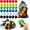 Multicolor, variant on Teyva Pack Racquetballs Bulk 2.4" Rubber Racket Balls