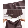 thumbnail image 5 of Finetoo Seamless Boy Shorts Underwear for Women No Show Boxer Shorts Panties for Ladies 5 Packs XXL, 5 of 6