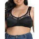 thumbnail image 1 of Sujetador de talla grande para mujer Sujetador de encaje suave sin aros Sujetadores finos MABOTO  Ropa interior de mujer, 1 of 7
