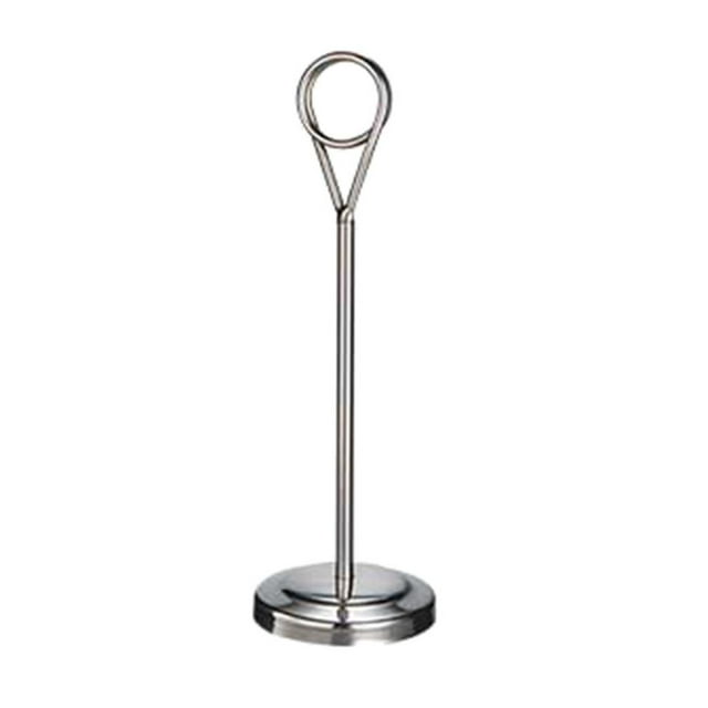 Luzkey Holder, Table Number Tabletop Holder Recipe Holder Reserved Card Holder, for Restaurants, Weddings, Banquets , as described, Silvery 20cm