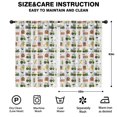 thumbnail image 2 of Blackout Kids Curtains,Cartoon Tractors Windmills Light Gray Pattern Childrens Insulated Curtains Set Of 2,Bedroom Essentials,Toddler Room Decor 42"x63", 2 of 5