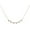 Rose Gold, variant on Diamond Triangle Necklace 18K Yellow Gold over 925 Sterling Silver | Everyday Jewelry for Women, Birthday Gift for Her