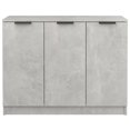 thumbnail image 3 of vidaXL Sideboard Concrete Grey 90.5x30x70 cm Engineered Wood, 3 of 5