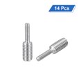 thumbnail image 3 of Uxcell 14Pack M4x15mm to M8x15mm Double End Threaded Stud 304 Stainless Steel Rods, 3 of 6