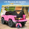 thumbnail image 6 of East doll 24 Volt Power Ride on Toys Car for Big Kids, Licensed Chevrolet 2 Seater Ride-on UTV Cars, 24V Ride ons, 800W Motor, Remote Control, 2-5MPH, Electric Car, Pink, 6 of 7
