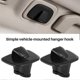 thumbnail image 2 of 2pcs Car Black Abs Interior Roof Hooks Clothes Hanger Hook Trim For Volvo V90 S90 Xc40 Xc60 Xc90 20, 2 of 5