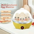 thumbnail image 2 of Electric Egg Cooker Single Egg Boiler Mini Steamer Kitchen Steamed Rapid Breakfast Cooking Appliances Kitchen Cooking Machine, 2 of 6