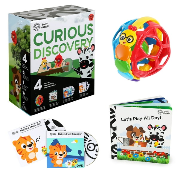 Baby Einstein Curious Discovery 4 Piece Set Ages Newborn Walmart Com Walmart Com