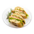 thumbnail image 2 of Restaurantware 9 x 9 Inch Catering Plates 100 Round Party Dinner Plates - Sturdy Disposable Clear Plastic Disposable Plates Unique Design For Special Occasions Catered Events, 2 of 3