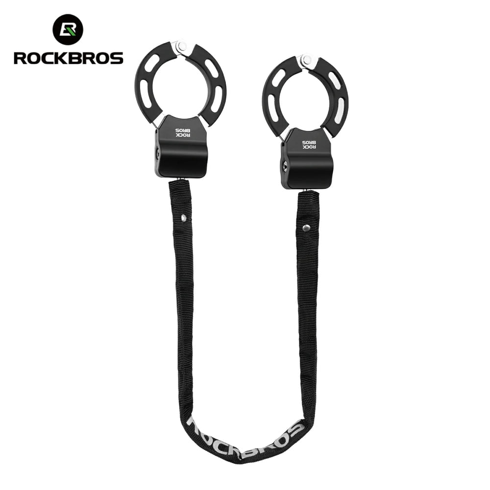 ROCKBROS Scooter Chain Lock Bike Chain Lock with Keys - 23.4" Heavy Duty Anti-Theft Security Lock for Bikes & Scooters