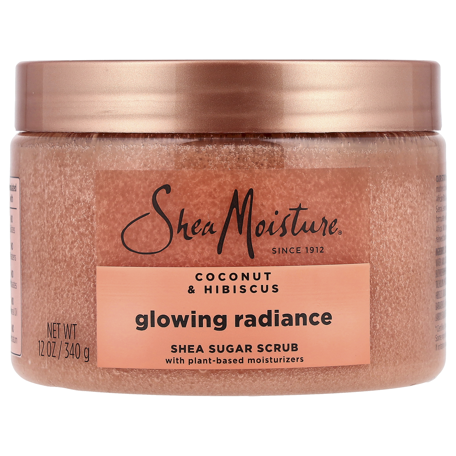 SheaMoisture Coconut & Hibiscus Glowing Radiance Scrub, 12 oz