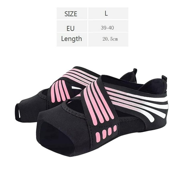 2 pares de zapatillas de yoga antideslizantes para mujer calcetines de agarre para pilates comodidad antideslizante Macarena none Bodega Aurrera en linea