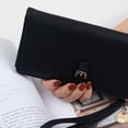 thumbnail image 4 of PU Leather Wallets for Women with Wristlet Trifold Ladies Billfold with Zipper, 4 of 5