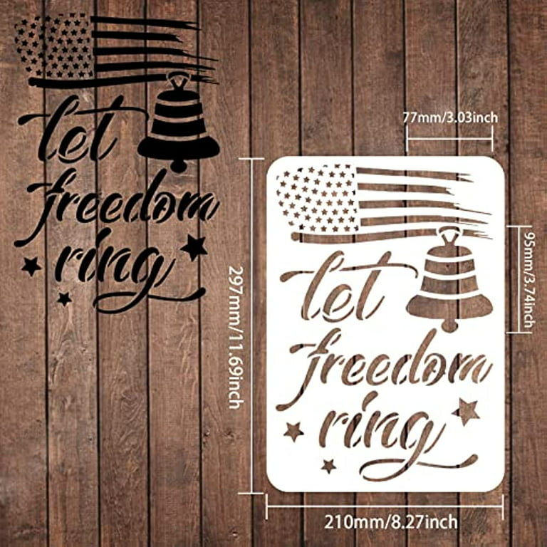 Flag Stars Stencils - Freedom Stencils