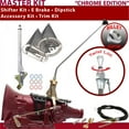 thumbnail image 1 of American Shifter  4L60 Shifter Kit Chrome 16 in. E Brake Cable Trim Kit Dipstick for F2711, 1 of 1