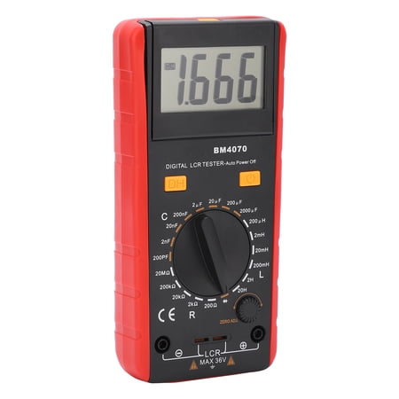 Riousery BM4070 Digital Multimeter & Capacitance Resistance Meter with LCD Display, Industrial Test Instrument (10 inches / 25.4 cm)