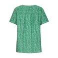 thumbnail image 4 of CHOK Chemises pour Femmes, Liquidation, Été, Col Rond, Manches Courtes, Blouse Décontractée, T-Shirt, 4 of 8