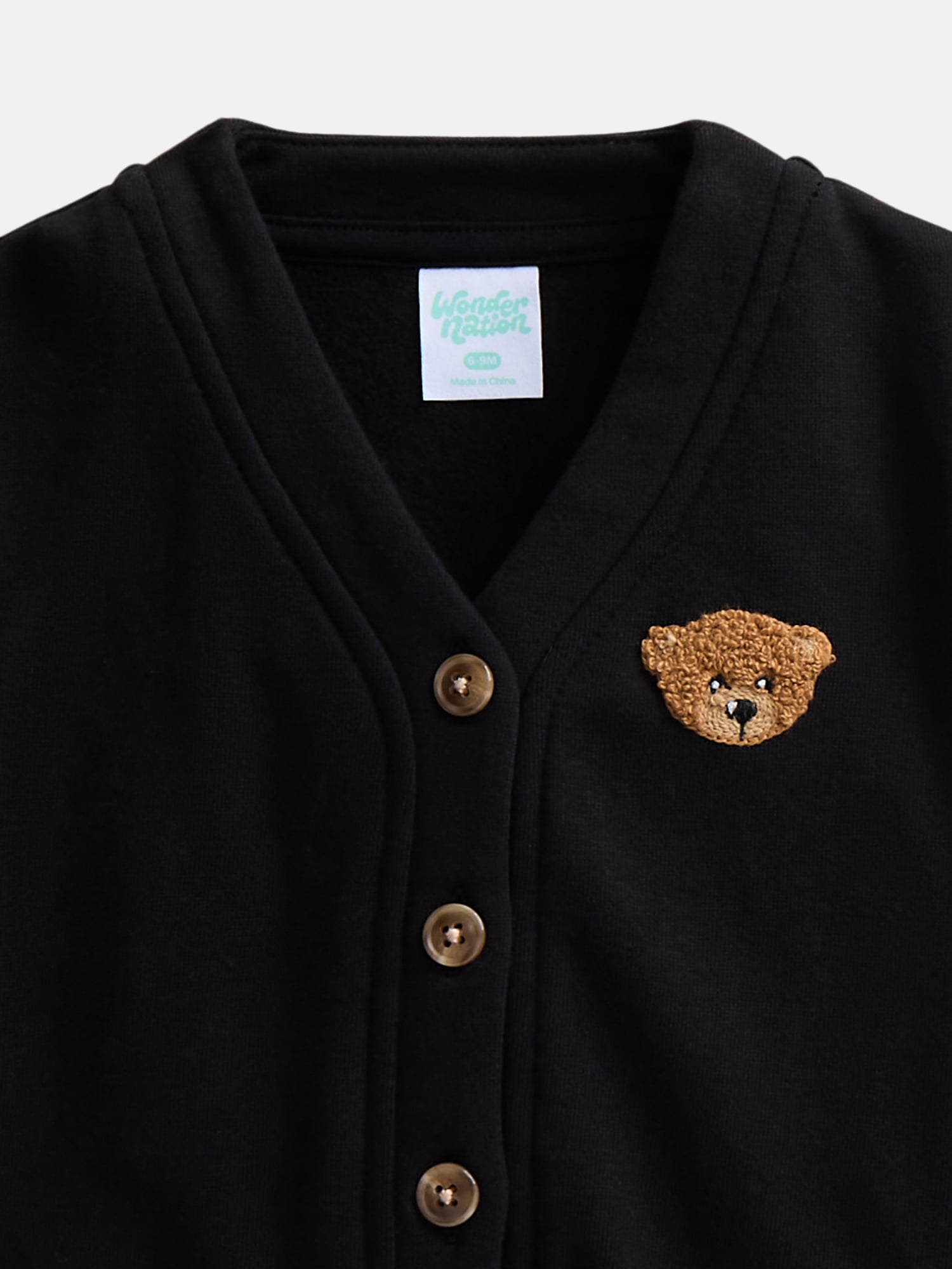 Wonder Nation Baby Boys Cardigan and Pants Set, 2 Piece, Sizes 0/3M-24M
