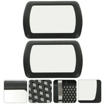 WHAMVOX  2 Pcs Car Vanity Mirror Clip Sun Visor for Cars Baby Travel Black
