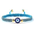 thumbnail image 1 of Evil Eye Braided Bracelet Lucky Red Black Color Thread Couple Chain Handmade, 1 of 1