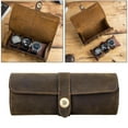 thumbnail image 4 of Organizador de bolsa de rollo de reloj multiusos hecho a mano vintage para Zulema rollo organizador de caja de reloj, 4 of 7