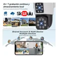 thumbnail image 4 of Skululu Security Camera 10mp 360° Wifi Hd IP66 Vision Nocturna Voice C662DR blanco, 4 of 8