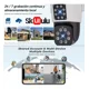 thumbnail image 4 of Skululu Security Camera 10mp 360° Wifi Hd IP66 Vision Nocturna Voice C662DR blanco, 4 of 8