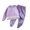 Purple, variant on Gaexia Winter Thermal Underwear Set For Girls Lined Two Piece Pajama With Long Sleeve Top And Pants Cozy Cold Weather Outfit,Blue,7-8 Years