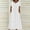 #043-White, variant on Wowcloth Women's Dress, Comfortable V-neck with Stretchy Fabric and Random Polka Dots, Casual Short Sleeve for Daily Wear