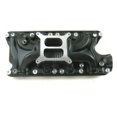 thumbnail image 1 of Small Block Ford 260 289 302W Windsor Dual Plane Intake Manifold, Black, 1 of 1